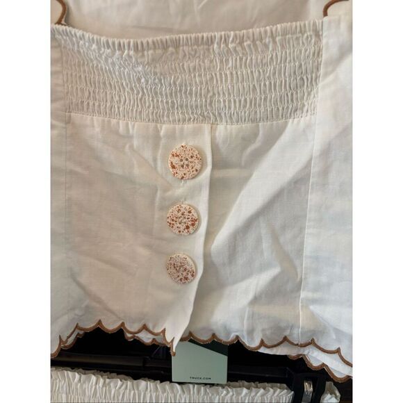NWT Tuckernuck White Scallop Cece Tola Top & Skirt Set Size Medium - Picture 11 of 13